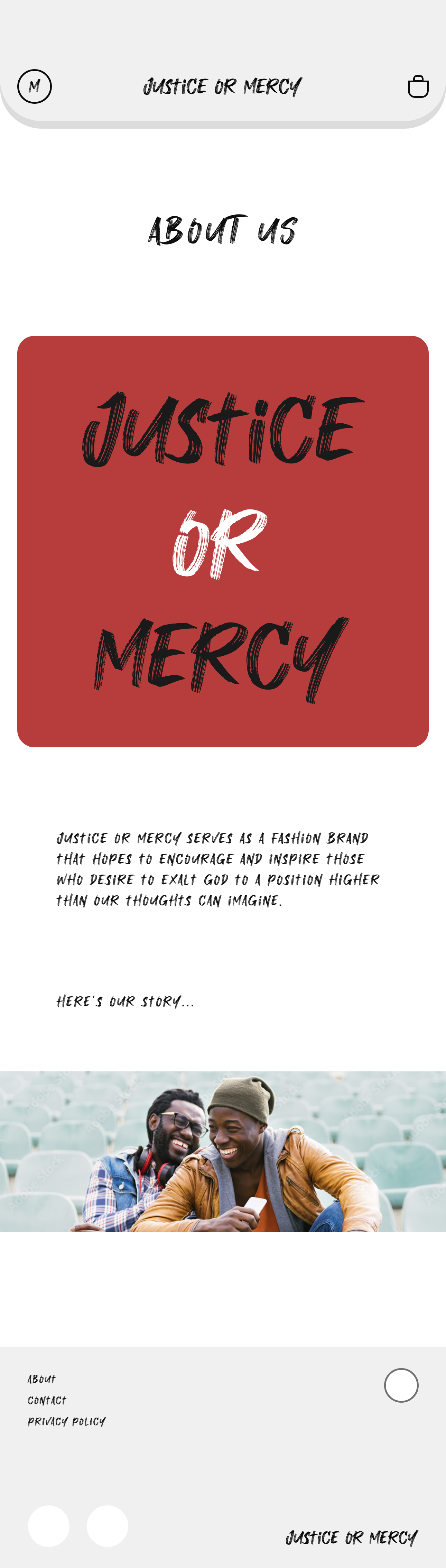 Justice Or Mercy UI Design elements